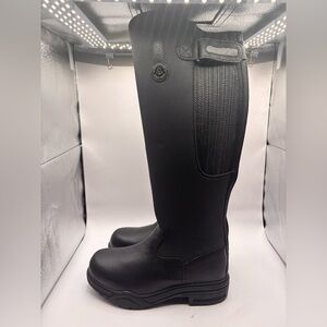 MOUNTAIN HORSE Women’s 8 Thinsulate Tall English Boots Black Rimfrost Rider READ
